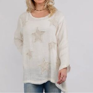 Boho Linen STAR top